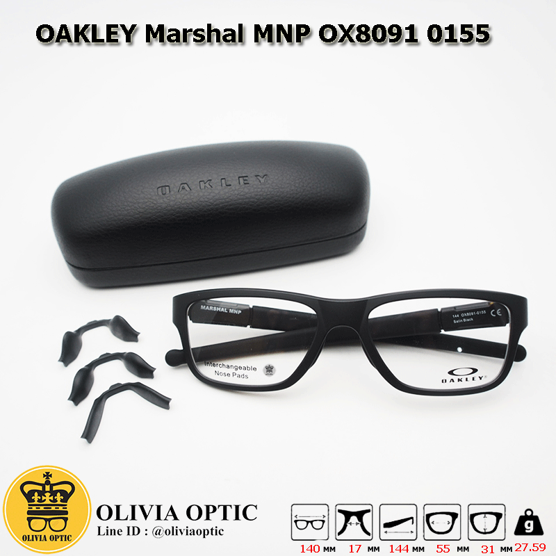 กรอบแว่นสายตา OAKLEY Marshal MNP OX8091 0155 กรอบเต็มผ่อนชำระ 0% 3  เดือนมีของที่ รอสินค้า 3-21 วัน - ร้านแว่นตาโอลิเวีย OliviaOptic