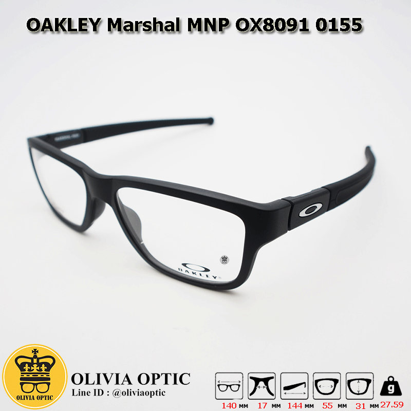 กรอบแว่นสายตา OAKLEY Marshal MNP OX8091 0155 กรอบเต็มผ่อนชำระ 0% 3  เดือนมีของที่ รอสินค้า 3-21 วัน - ร้านแว่นตาโอลิเวีย OliviaOptic